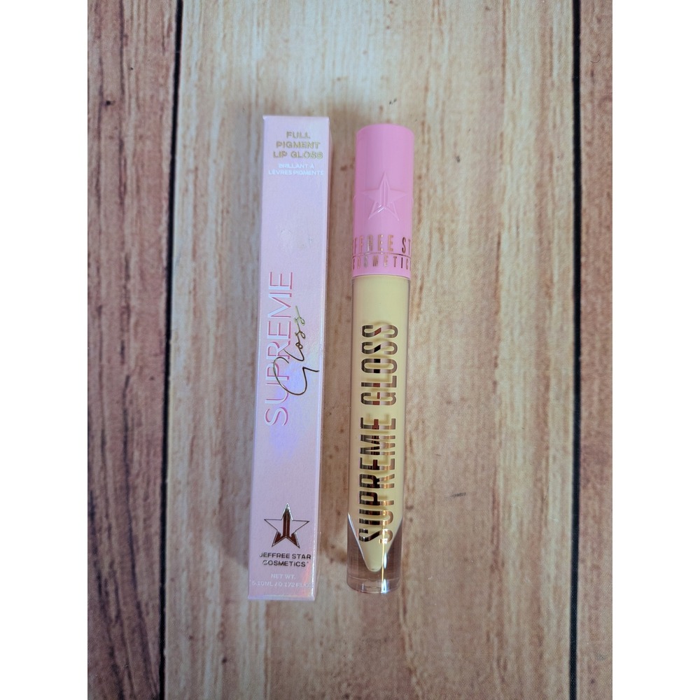Jeffree Star Cosmetics Supreme Gloss Full Pigment Lip Gloss Urethra Pale Yellow